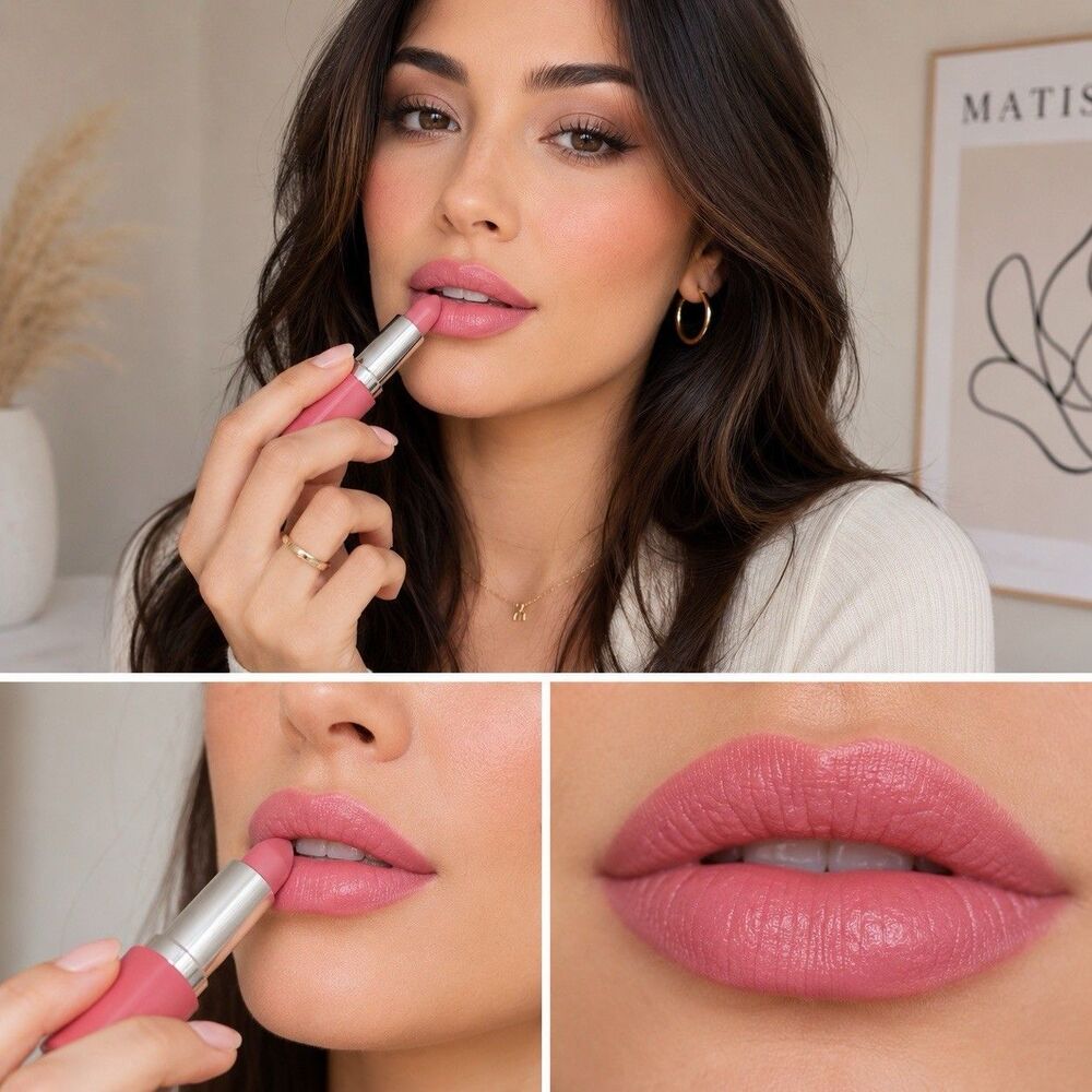 Clinique Pop 14 Plum Pop Lip Colour + Primer Longwear Lipstick Full Size